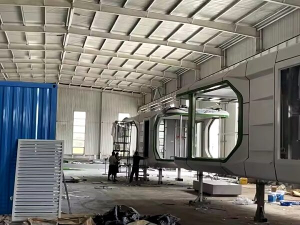 Luxury modular capsule prefabricated homes tree house 400 Sq Ft - Image 3