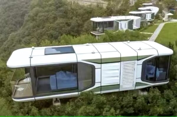 Luxury modular capsule prefabricated homes tree house 400 Sq Ft - Image 4