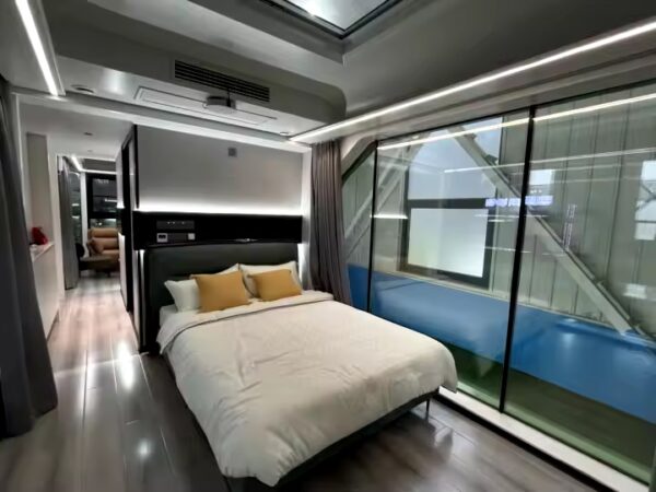 Luxury modular capsule prefabricated homes tree house 400 Sq Ft - Image 7