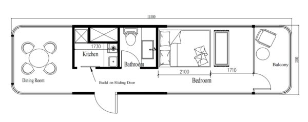 Luxury modular capsule prefabricated homes tree house 400 Sq Ft - Image 9