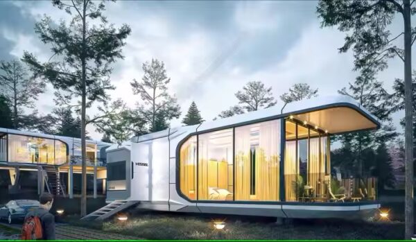Luxury modular  capsule prefabricated homes tree house 300 Sq Ft - Image 5